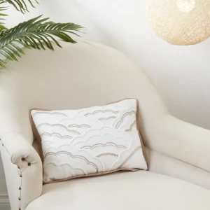 Shell Serenity Poly Filled Throw Pillow
